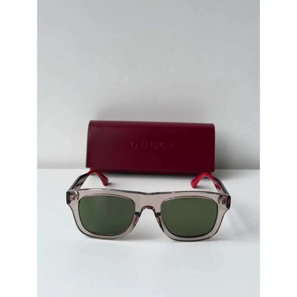 NEW Gucci GG1991S 003 Brown Square Sunglasses $395